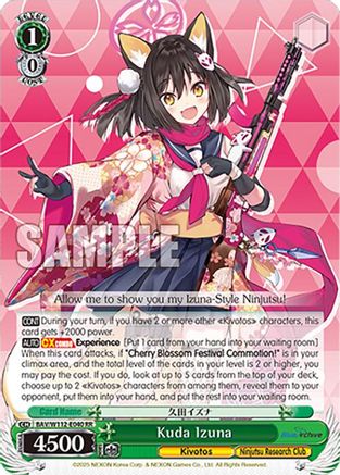 Kuda Izuna - BAV/W112-E040RR - Double Rare