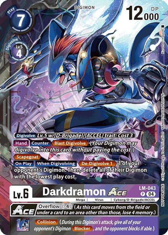 Darkdramon ACE (Limited Card Pack) - LM-043 - Promo