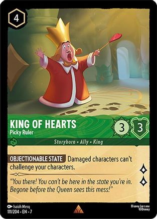King of Hearts (Picky Ruler) - 111/204 - Rare