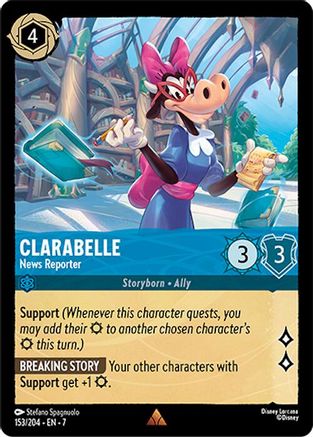 Clarabelle (News Reporter) - 153/204 - Rare
