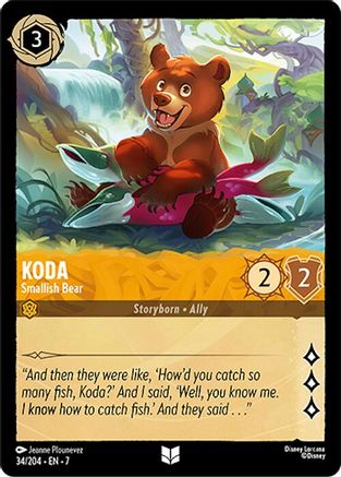 Koda (Smallish Bear) - 34/304 - Uncommon