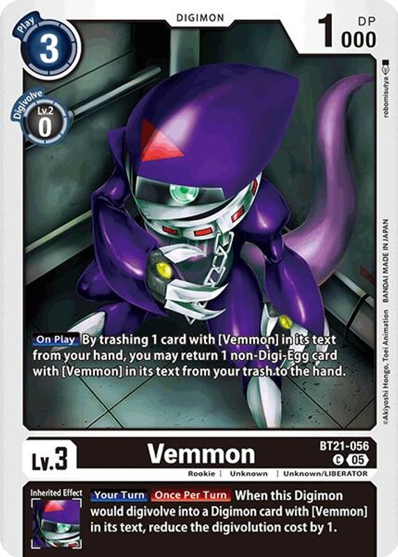 Vemmon - BT21-056 - Common