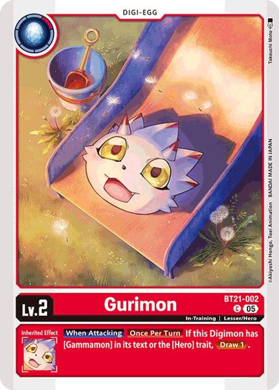 Gurimon - BT21-002 - Common