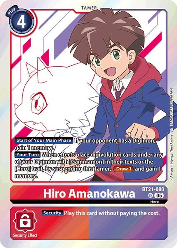 Hiro Amanokawa - BT21-080 - Super Rare
