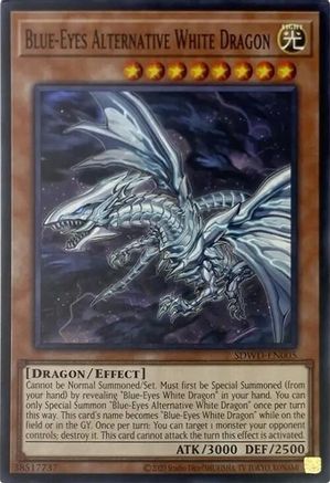 Blue-Eyes Alternative White Dragon (Unlimited Misprint) - SDWD-EN005 - Common - Unlimited
