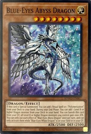 Blue-Eyes Abyss Dragon (Unlimited Misprint) - SDWD-EN007 - Common - Unlimited