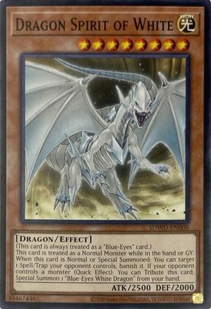 Dragon Spirit of White (Unlimited Misprint) - SDWD-EN008 - Common - Unlimited