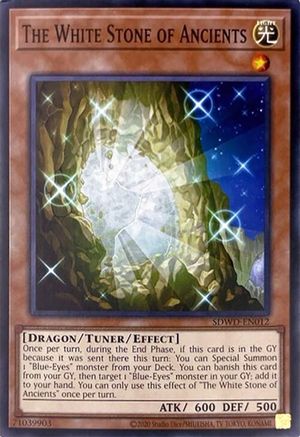 The White Stone of Ancients (Unlimited Misprint) - SDWD-EN012 - Common - Unlimited