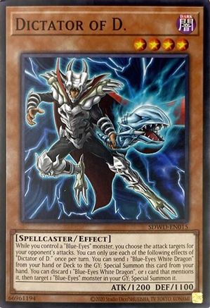 Dictator of D. (Unlimited Misprint) - SDWD-EN015 - Common - Unlimited