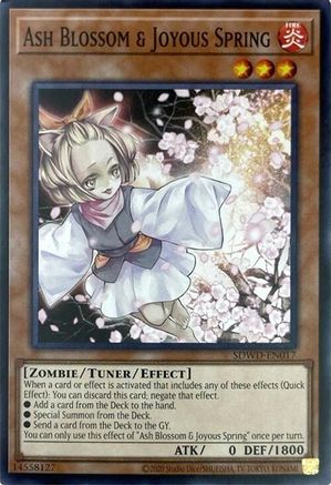 Ash Blossom & Joyous Spring (Unlimited Misprint) - SDWD-EN017 - Common - Unlimited
