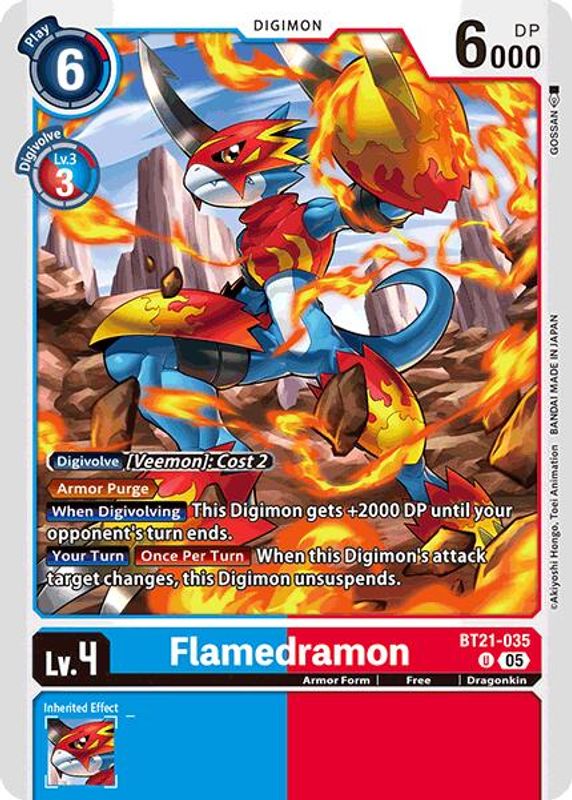 Flamedramon - BT21-035 - Uncommon