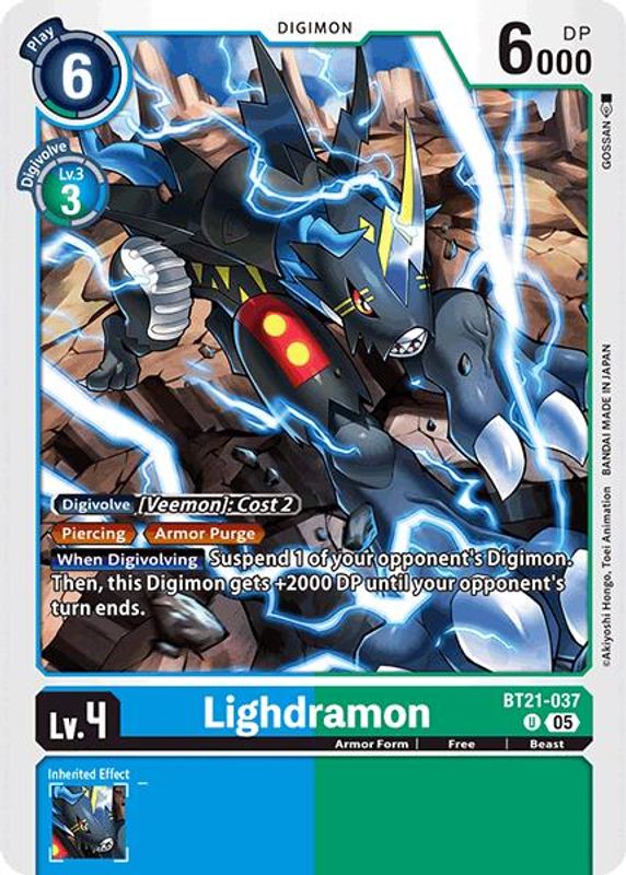 Lighdramon (Non-Foil) - BT21-037 - Uncommon