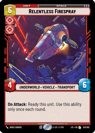 Relentless Firespray - 157/262 - Rare