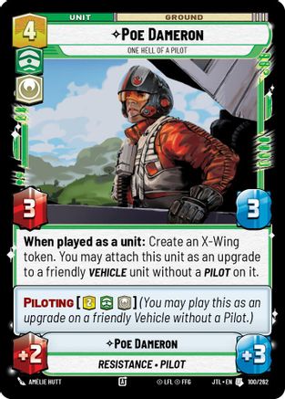 Poe Dameron - One Hell of a Pilot - 100/262 - Uncommon