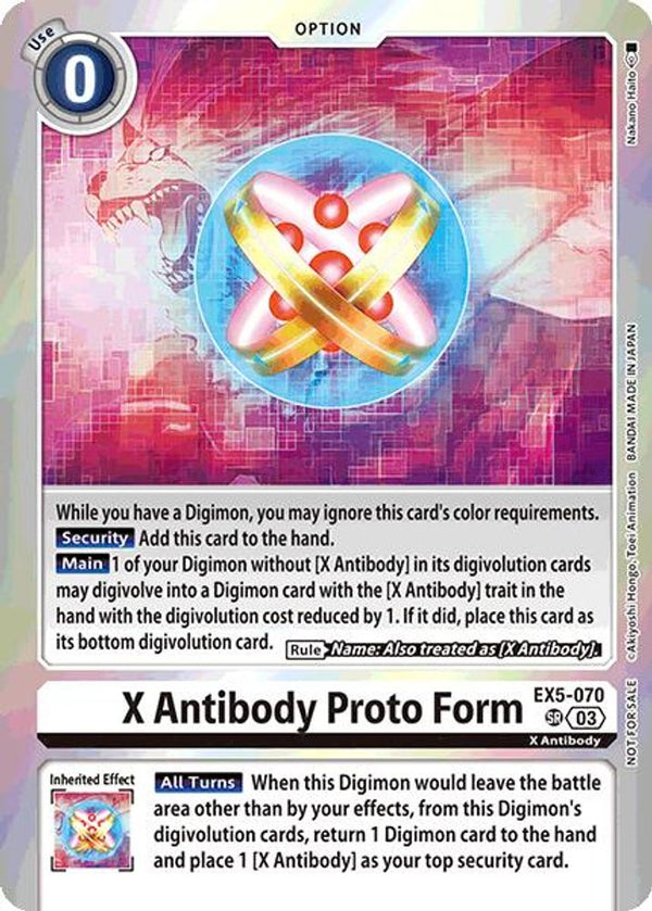 X Antibody Proto Form (Special Event Pack 2025) - EX5-070 - Super Rare