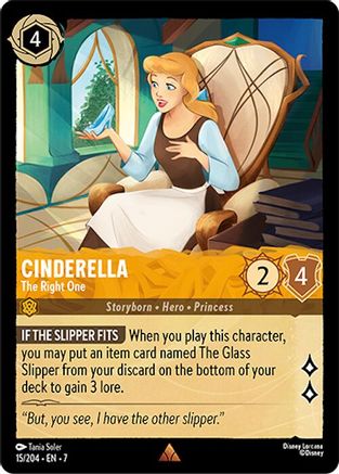 Cinderella (The Right One) - 15/204 - Rare