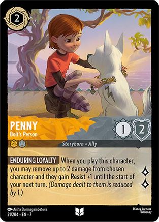Penny (Bolt's Person) - 21/204 - Uncommon