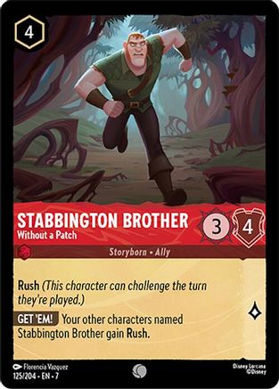 Stabbington Brother (Without a Patch) - 125/204 - Common