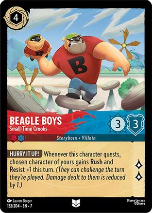 Beagle Boys (Small-Time Crooks) - 132/204 - Uncommon