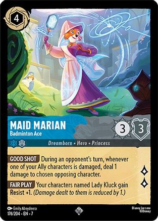Maid Marian (Badminton Ace) - 176/204 - Super Rare