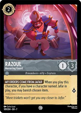 Razoul (Menacing Guard) - 189/204 - Common