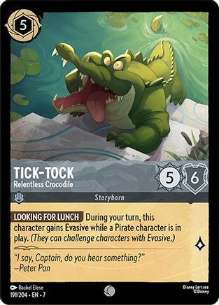 Tick-Tock (Relentless Crocodile) - 191/204 - Common