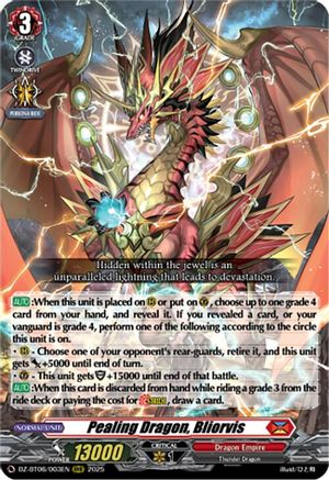 Pealing Dragon, Bliorvis - DZ-BT06/003EN - Triple Rare