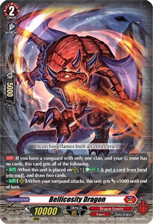 Bellicosity Dragon - DZ-BT06/004EN - Triple Rare