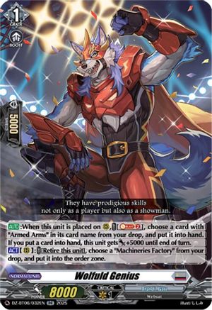 Wolfuld Genius - DZ-BT06/032EN - Double Rare