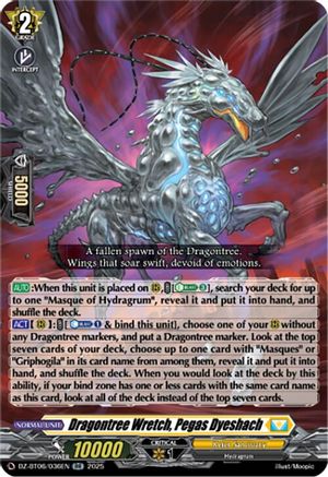 Dragontree Wretch, Pegas Dyeshach - DZ-BT06/036EN - Double Rare