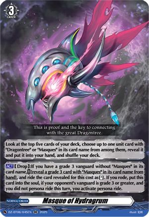 Masque of Hydragrum - DZ-BT06/045EN - Double Rare