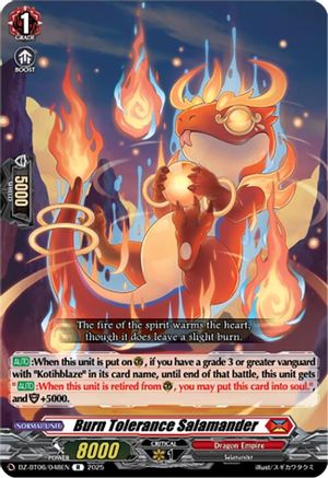 Burn Tolerance Salamander - DZ-BT06/048EN - Rare