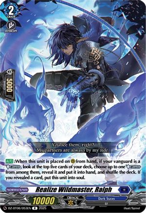 Realize Wildmaster, Ralph - DZ-BT06/053EN - Rare
