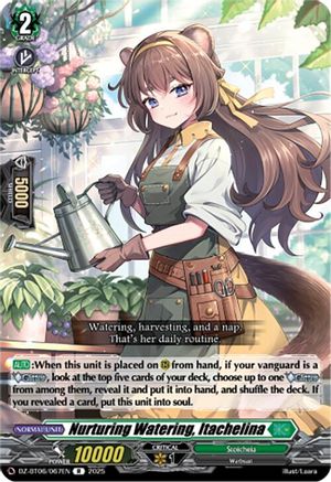 Nurturing Watering, Itachelina - DZ-BT06/067EN - Rare