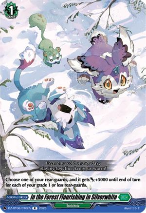 In the Forest Flourishing in Silverwhite - DZ-BT06/070EN - Rare