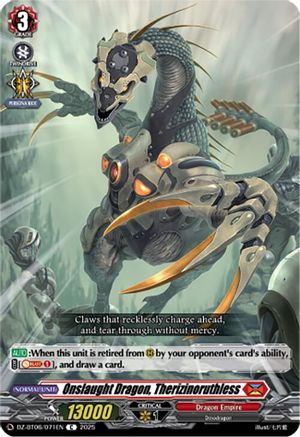 Onslaught Dragon, Therizinoruthless - DZ-BT06/071EN - Common