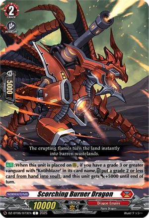 Scorching Burner Dragon - DZ-BT06/073EN - Common