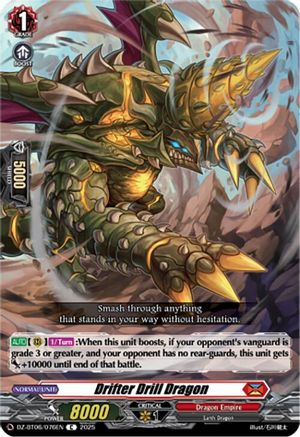 Drifter Drill Dragon - DZ-BT06/076EN - Common