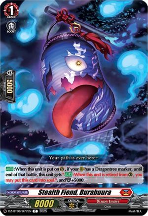Stealth Fiend, Burabuura - DZ-BT06/077EN - Common