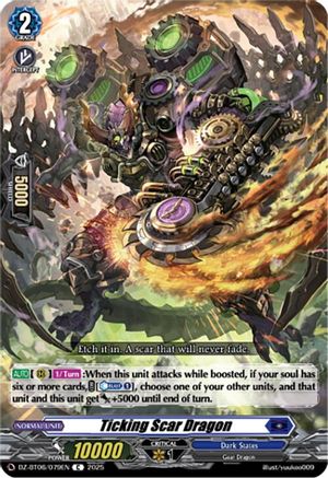Ticking Scar Dragon - DZ-BT06/079EN - Common