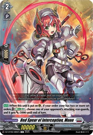 Red Spear of Interception, Muon - DZ-BT06/086EN - Common
