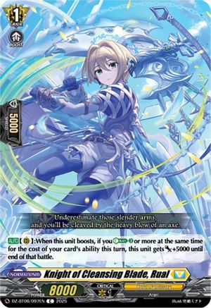 Knight of Cleansing Blade, Rual - DZ-BT06/097EN - Common