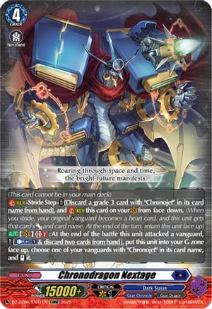 Chronodragon Nextage (EXRRR) - DZ-BT06/EX01EN - Extra Triple Rare