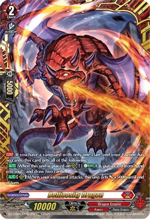 Bellicosity Dragon (FFR) - DZ-BT06/FFR03EN - Double Frame Rare