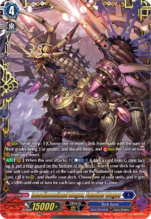 Interdimensional Dragon, Faterider Dragon (FFR) - DZ-BT06/FFR16EN - Double Frame Rare