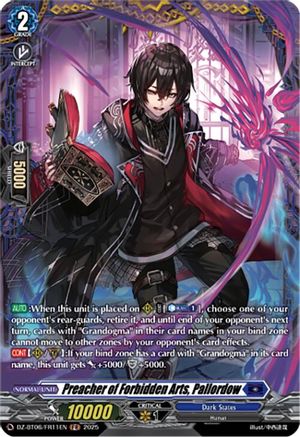 Preacher of Forbidden Arts, Pallordow (FR) - DZ-BT06/FR11EN - Frame Rare