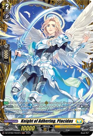 Knight of Adhering, Placidas (FR) - DZ-BT06/FR34EN - Frame Rare