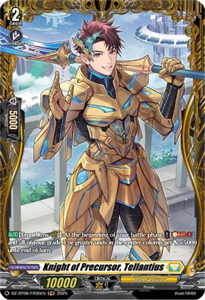 Knight of Precursor, Tellantius (FR) - DZ-BT06/FR35EN - Frame Rare