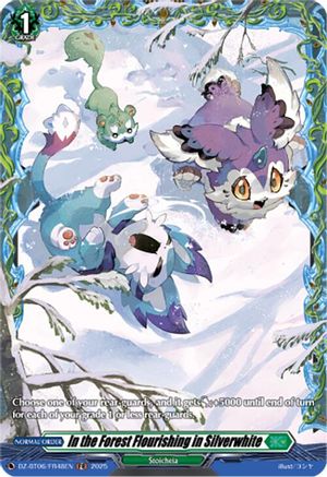 In the Forest Flourishing in Silverwhite (FR) - DZ-BT06/FR48EN - Frame Rare