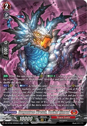 Dragontree Wretch, Torikei Qimrud (SR) - DZ-BT06/SR06EN - Silver Rare
